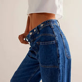 Candace | Women's Wide Leg Denim Jeans with High Waist