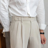 Jasper | Men's Pants with High Waist and Straight Legs