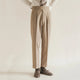 James | Men's Trousers with Pleated Front and Elastic Waistband