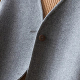Nathaniel | Men Wool Vest with Structured Layering