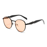 Vincenzo | Heritage Sunglasses with Metal Frame and Round Lenses