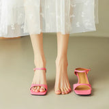 Belle | Women’s Mules with Open Toe and Strap
