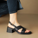 Sassari | Women's Sandals with Loop Bow and Ankle Buck