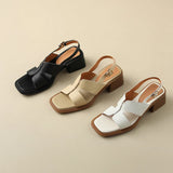 Sassari | Women's Sandals with Loop Bow and Ankle Buck