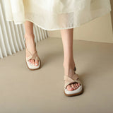 Valetta | Women's Platform Sandals with Cross-Strap and Buckle