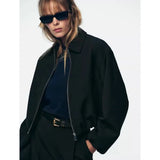 Sydney | Women's Minimalist Puffer Jacket with Relaxed Fit and Elastic Hem