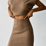 Marnie | Women's Ribbed Set with Fitted Design and Breathable Fabric