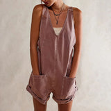 Capri | Women's Denim Short Jumpsuit