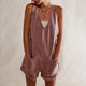 Capri | Women's Denim Short Jumpsuit