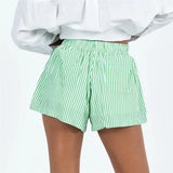 Eleanor | Women Shorts with Elastic Waist and Wide-leg