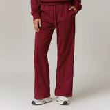 Antonia | Women's High Waisted Running Pants with Elastic Waist