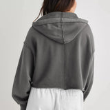 Faye | Women's Cropped Hoodie with Relaxed Fit and Soft Fabric Blend