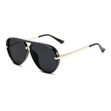 Freya | Women's Aviator Sunglasses with Semi-Transparent Frame