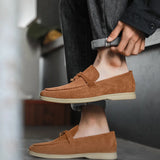 Lawrence | Men's Suede Tassel Loafers with Classic Fit