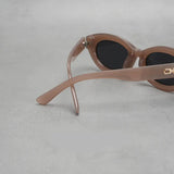 Audrey | Women's Sunglasses with Sculpted Rim and Round Lenses