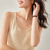 Ivanna | Women Vest With Cashmere Fabric