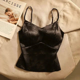 Juliette | Women Top With Satin Floral Jacquard