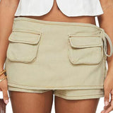 Dakota | Women's Skirt with Low Rise and Front Pockets