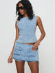 Dakota | Women's Skirt with Low Rise and Front Pockets