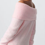 Clara | Women Top With Off Shoulder Knit