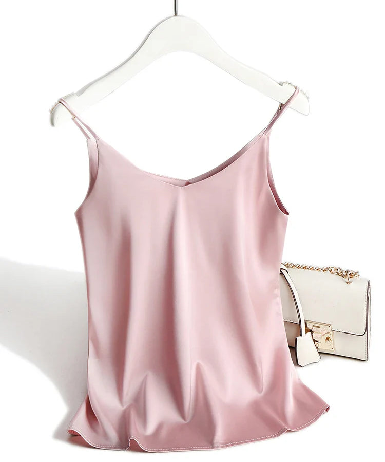 Madison | Women Camisole Tops with Silk Blend Layering