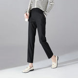 Castello | Women's Slim Tailored Trousers with High Waist