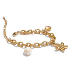 Marée | Women Bracelet with Starfish and Gold Plating
