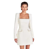 Anastasia | Women's Slim A-Line Mini Dress with Tailored Fit and Pockets