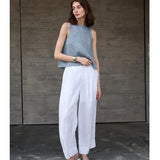 Mara | Women Top With Linen Reversible Neck
