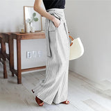 Josephine | Women's Wide Leg Pants with Wrap Waist