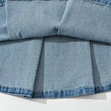 Lila | Women's Skirt with Pleated Buckle Detail