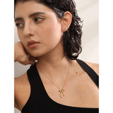 Coquette | Women Necklace with Bow Design and Gold Coating