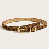 Savannah | Women Belt with Animal Print and Leather