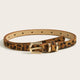 Savannah | Women Belt with Animal Print and Leather