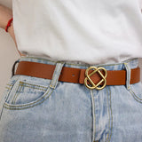 Everlyn | Women Belt with Suede Material and Knot Buckle
