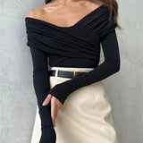 Fern | Women Top With Off Shoulder Design