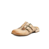 Rosalie | Women’s Mules with Buckles and Orthopedic Insoles