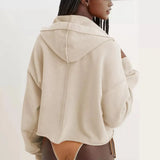 Faye | Women's Cropped Hoodie with Relaxed Fit and Soft Fabric Blend