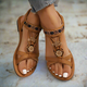 Zariah | Women's Boho Sandals with Beads and Embroidery