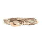 Valentina | Women Belt with Woven Design and 38.5 Inch Length