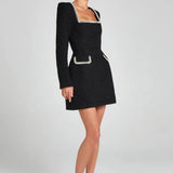 Anastasia | Women's Slim A-Line Mini Dress with Tailored Fit and Pockets