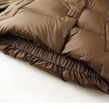 Veyra | Women's Quilted Cropped Jacket with High Neck and Bold Front Clasps