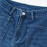 Ophelia | Women's Barrel Leg Denim Pants with High Rise