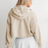 Faye | Women's Cropped Hoodie with Relaxed Fit and Soft Fabric Blend