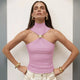 Livia | Women Top With Halter Neck Design