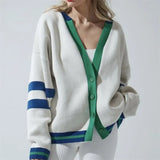 Christina | Women Cardigan With Cotton Knit Fabric