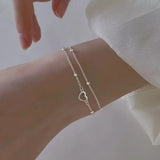 Clara | Women Bracelet with Sterling Silver and Heart Design