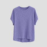 Genevieve | Women Tee With Cotton Linen Oversized Fit