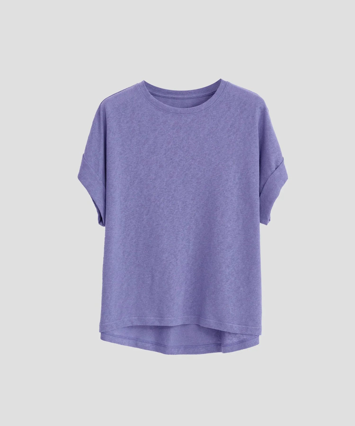 Genevieve | Women Tee With Cotton Linen Oversized Fit