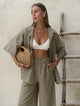 Wrenley | Women's Cotton Two Piece Set Pants